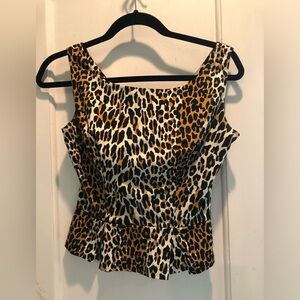 Trashy Diva leopard top, sz 4